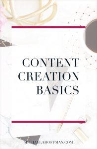 Creating content for your business requires quite a few steps. Here is how I break down all of content creation for my business.