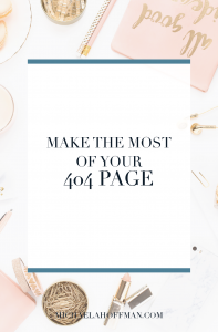 How can your 404 page help you grow your business' email list? Check out this blog post for 3 quick 404 page tips!